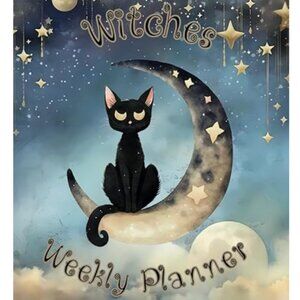 Witches Weekly Planner: Undated, 52 Weeks, Weekly Tarot/Oracle